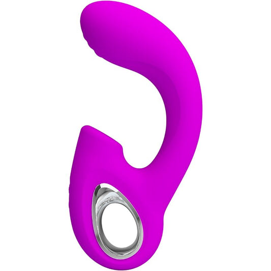 PRETTY LOVE - SIBEL G-SPOT VIBRATOR + SIBEL CLITORIS STIMULATOR 10 VIBRATIONS PURPLE