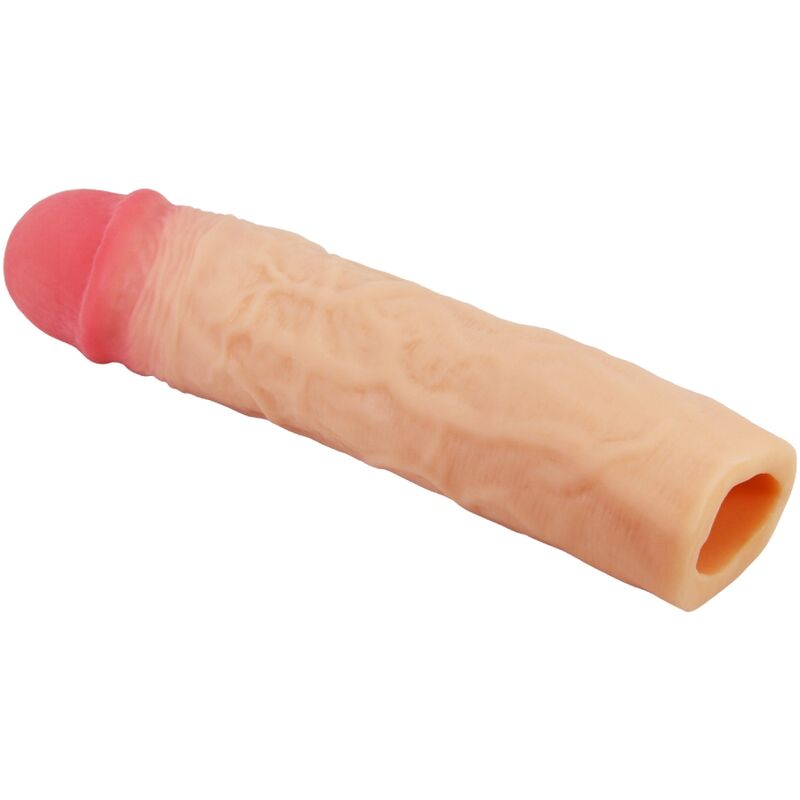 PRETTY LOVE - DEREK PENIS SLEEVE WITH 3 INCH FLESH EXTENSION
