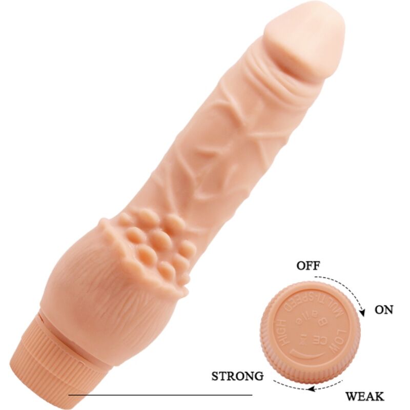 BAILE - BARBARA 19.5 CM FLESH REALISTIC VIBRATOR
