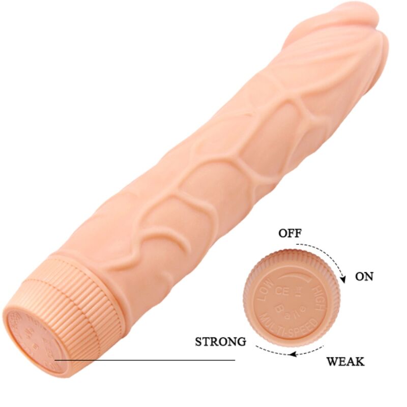 BAILE - REALISTIC VIBRATOR BOB 22.5 CM FLESH
