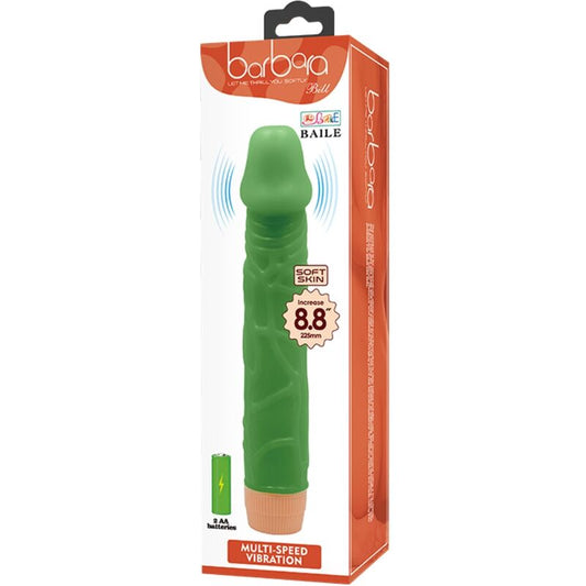BAILE - REALISTIC VIBRATOR BILL 22.5 CM GREEN