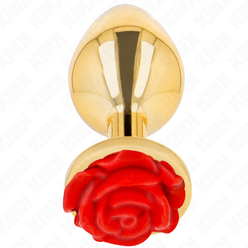 KINK - RED ROSE GOLD ANAL PLUG SIZE L