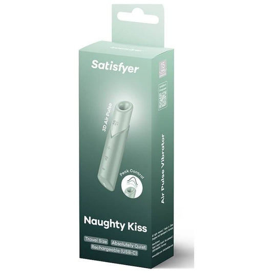 SATISFYER - NAUGHTY KISS WAVE AQUAMARINE CLITORIS STIMULATOR