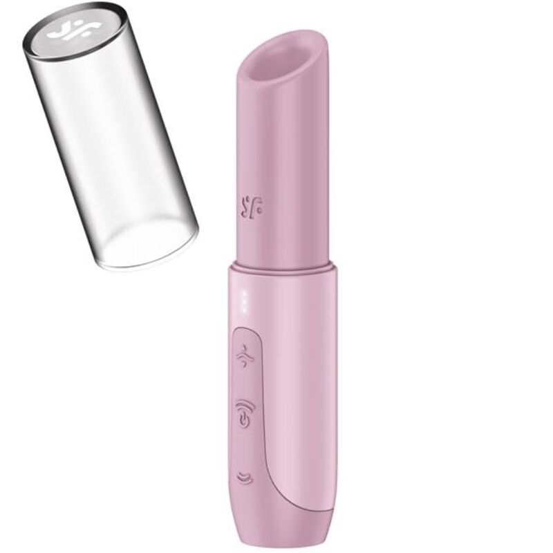 SATISFYER - SECRET KISS WAVE PINK CLITORIS STIMULATOR