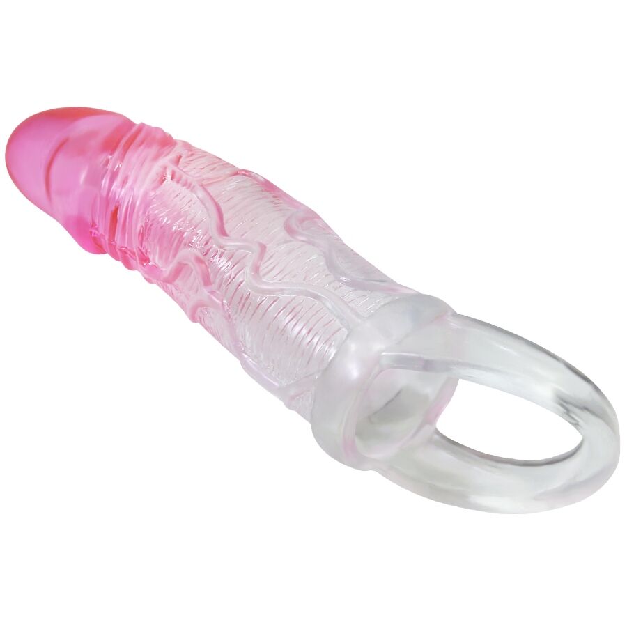 PRETTY LOVE - ODES 2 CM REALISTIC PINK PENIS ENLARGEMENT SHEATH