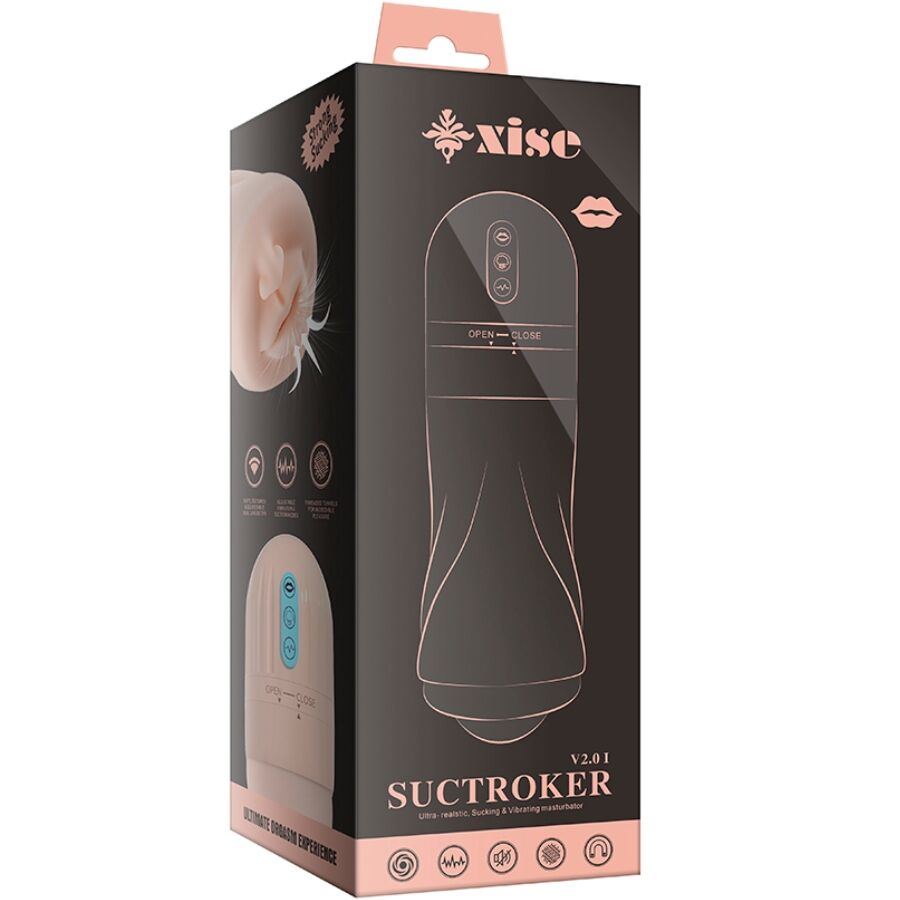 XISE - SUCTROKER V2.0 | MASTURBATEUR BUCCAL AVEC VIBRATION