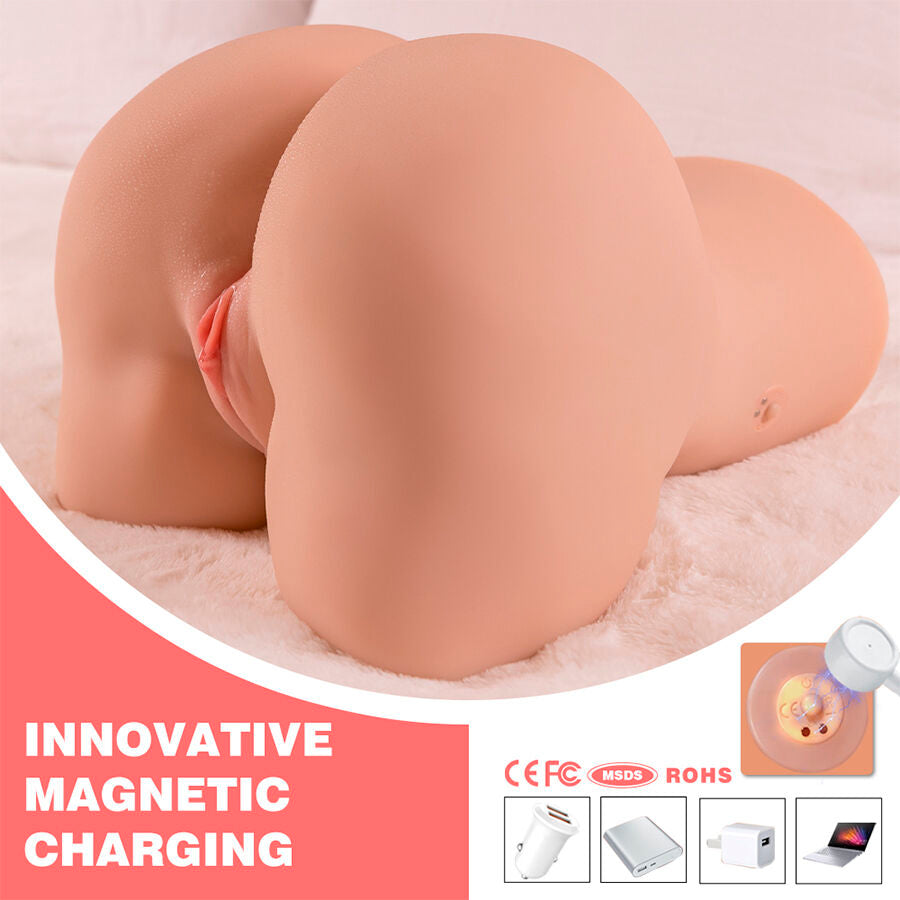 XISE - DANAE MASTURBATEUR VAGINAL RÉALISTE À VIBRATION MULTI-POSITIONS