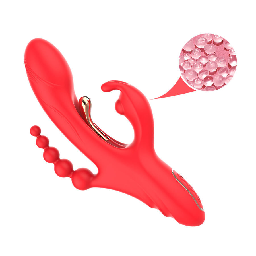 ARMONY - STIMULATEUR DE POINT G ET DE CLITORIS VIBRATEUR ROUGE
