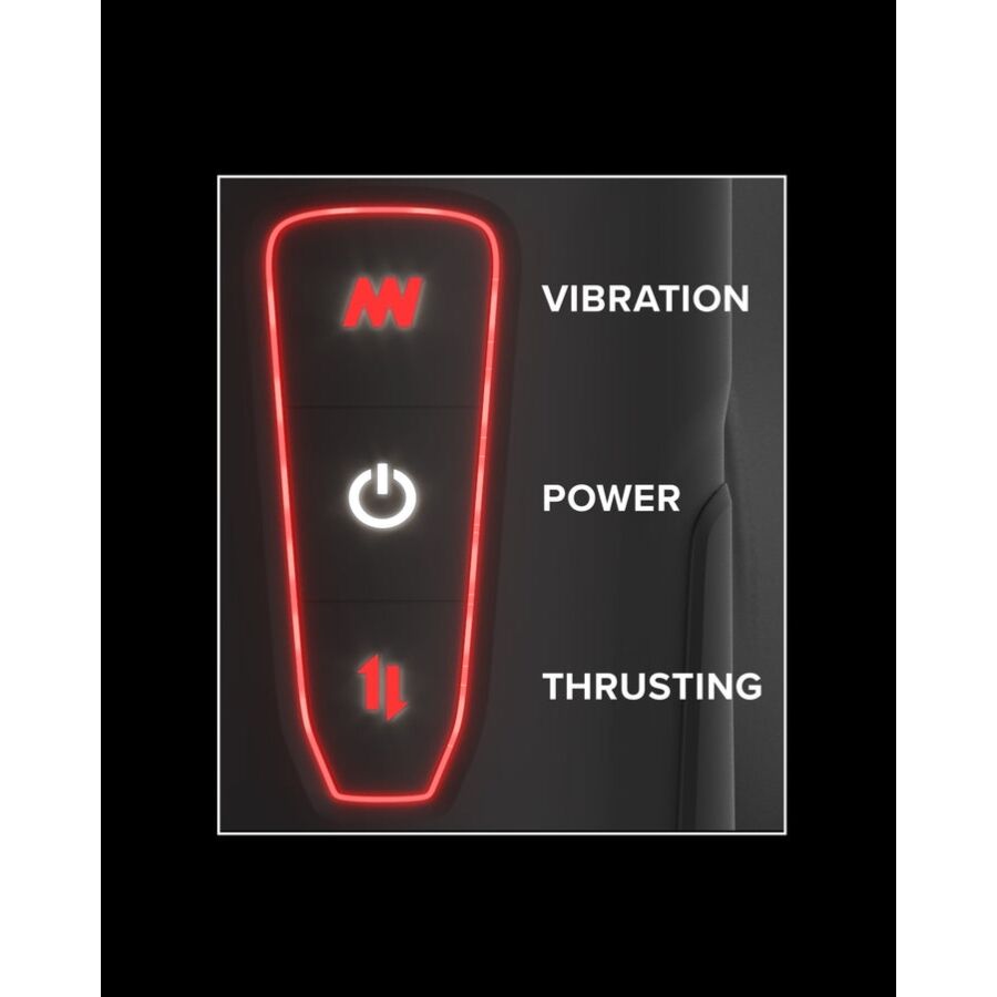 PDX ELITE - MASTURBATEUR AUTOMATIQUE MILK ME HOTTER AVEC VIBRATION À EFFET DE POUSSÉE ET DE CHALEUR