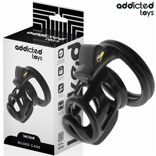 ADDICTED TOYS LOCKED - CAGE À PÉNIS GILDEN CAGE 8,5 CM