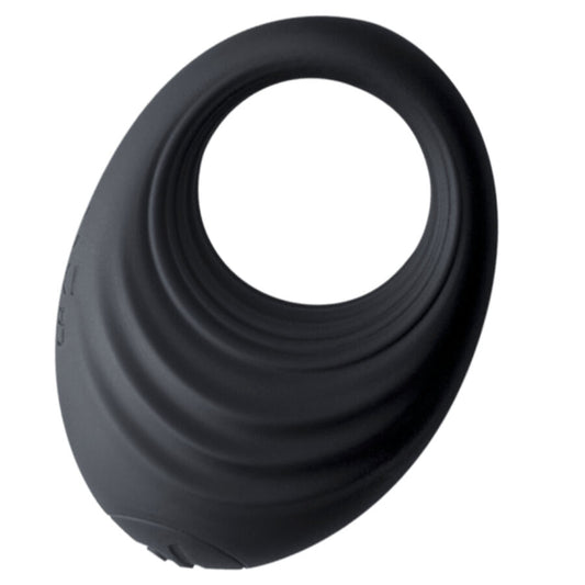 ROCKS-OFF - ANNEAU PÉNIS VIBRANT SPIRE BLACK
