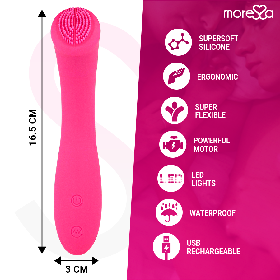 MORESSA - PREMIUM SILICONE RECHARGEABLE CELSO