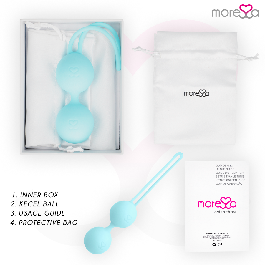 MORESSA - OSIAN THREE SILICONE TURQUOISE PREMIUM