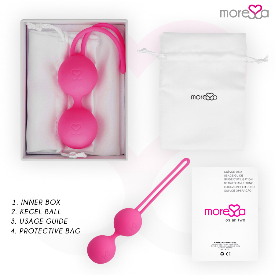 MORESSA - OSIAN TWO SILICONE PREMIUM PINK