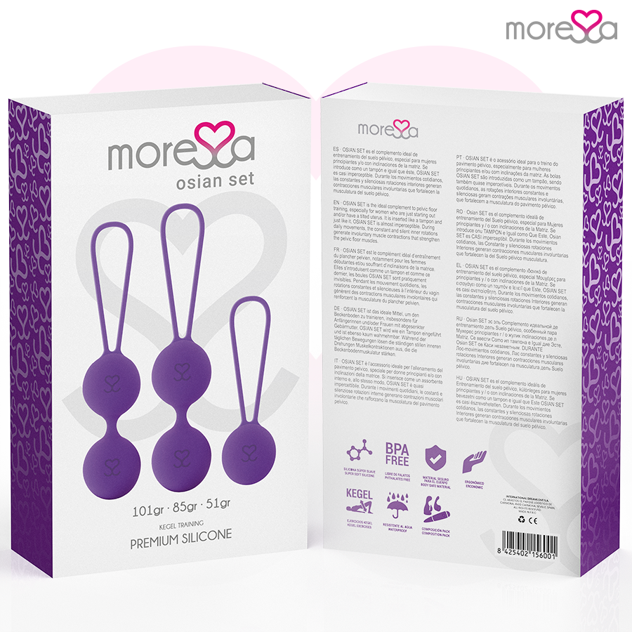 MORESSA - OSIAN SET PREMIUM SILICONE LILAC