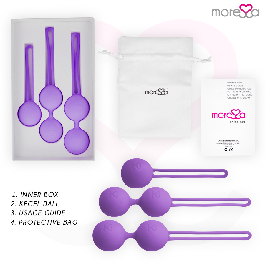 MORESSA - OSIAN SET PREMIUM SILICONE LILAC
