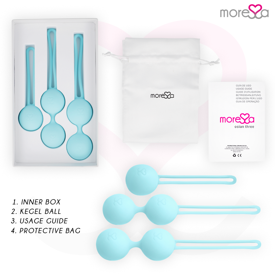 MORESSA - OSIAN SILICONE TURQUOISE PREMIUM SET