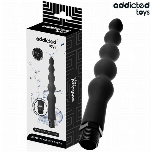 ADDICTED TOYS - NETTOYEUR ANAL AVEC ADAPTATEUR UNIVERSEL MODÈLE 5