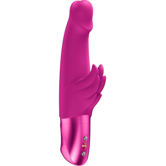 FUN FACTORY - VIBRATEUR LAPIN ANGE MÉCHANT MAGENTA