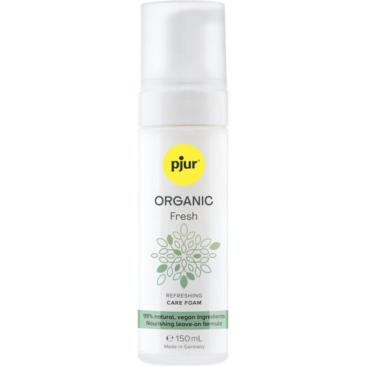 PJUR - MOUSSE RAFRAÎCHISSANTE BIOLOGIQUE VEGAN SANS RINÇAGE 150 ML