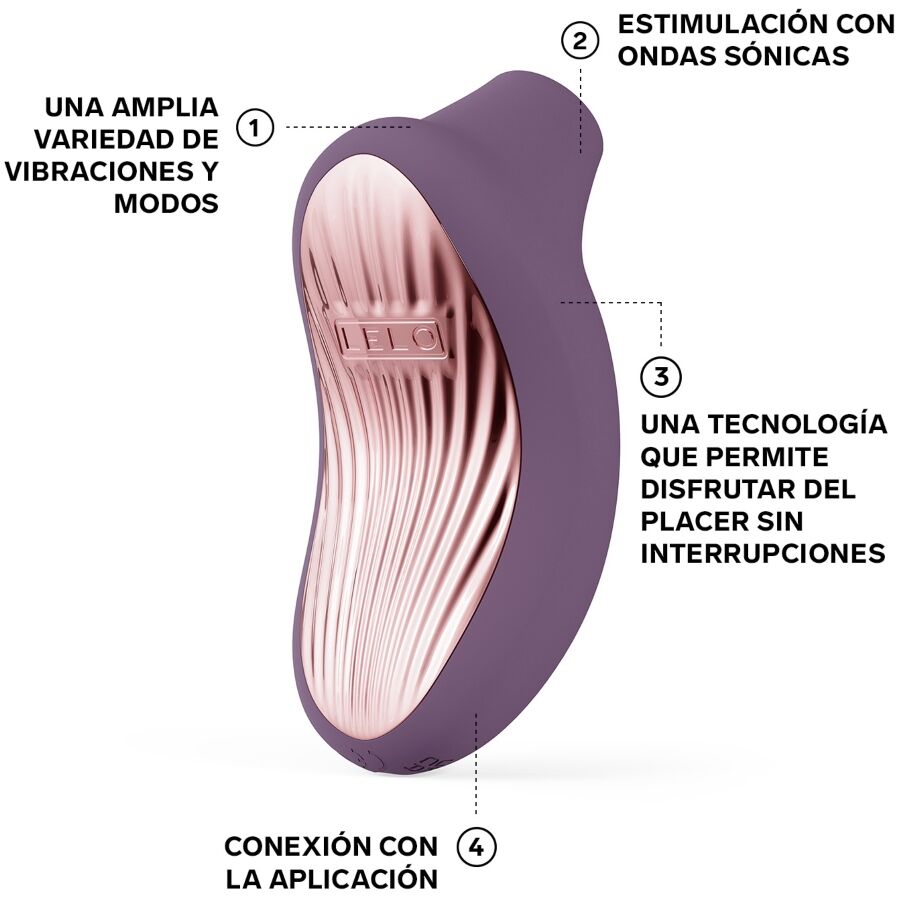 LELO - SONA 3 CRUISE MASSEUR CLITORAL SONIQUE NOIR