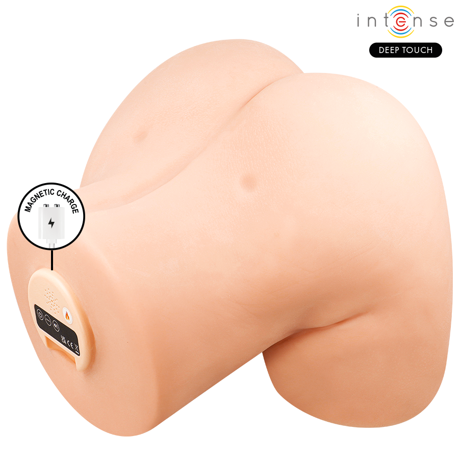 INTENSE DEEP TOUCH - JULIA MASTURBATEUR ANAL ET VAGINAL AVEC SUCCION, CHALEUR, VIBRATION ET EFFETS VOCAUX AVEC TÉLÉCOMMANDE 9 KG