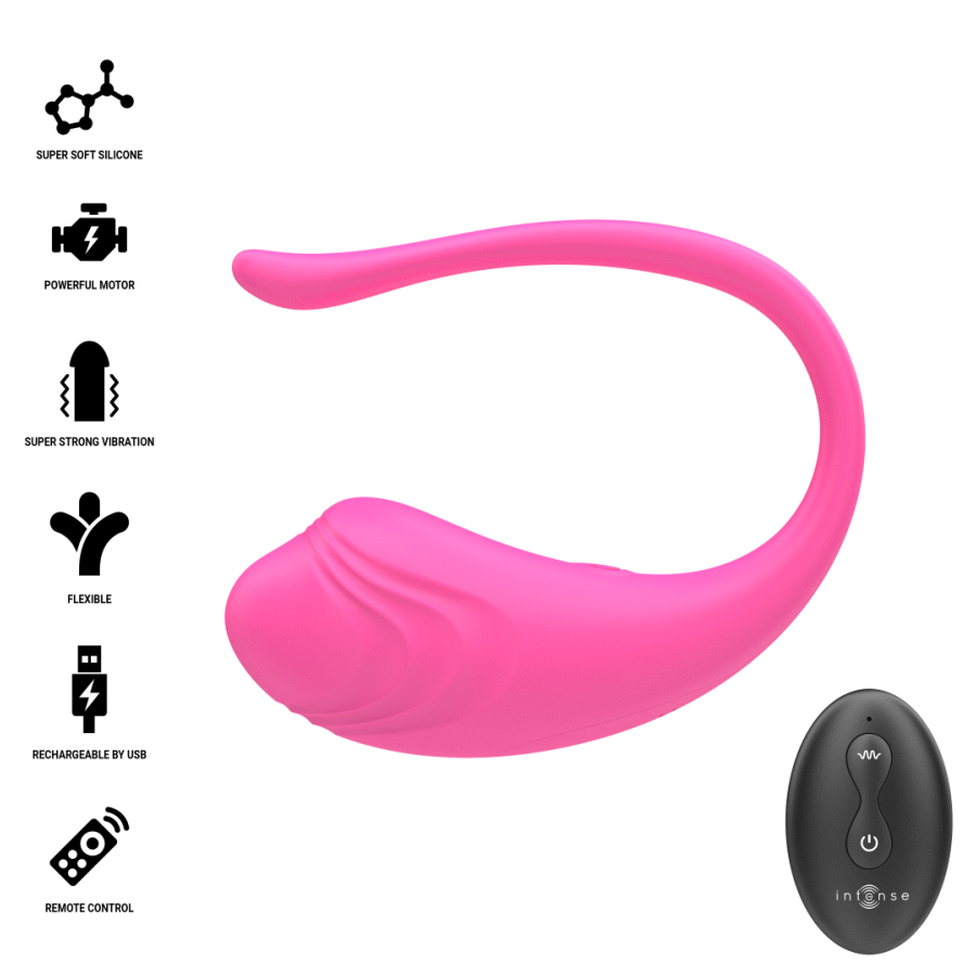 INTENSE - ŒUF VIBRANT OLIVIA PINK AVEC TÉLÉCOMMANDE