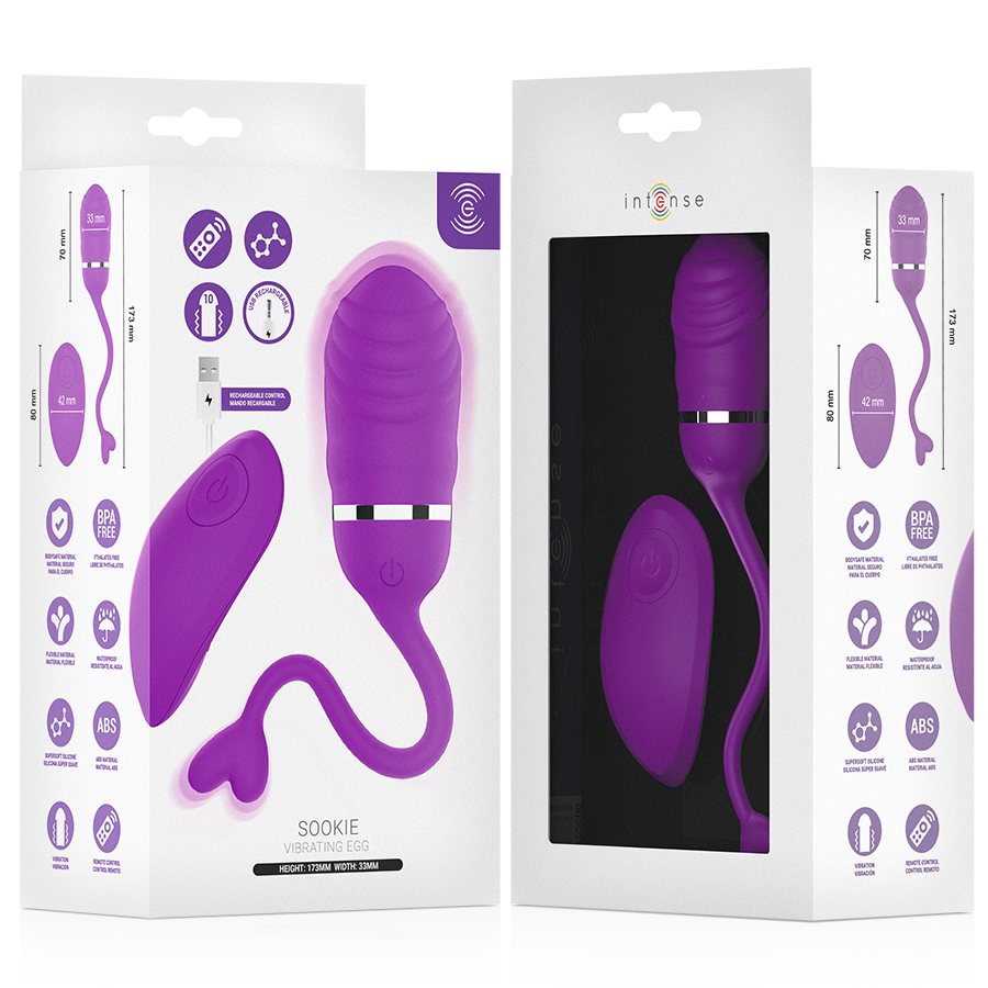 INTENSE - SOOKIE ŒUF VIBRANT À TÉLÉCOMMANDE VIOLET