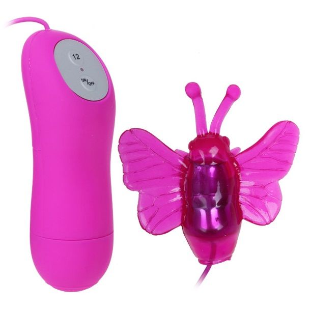 BAILE - SECRET CUTE BUTTERFLY STIMULATOR VIBRATOR 12V