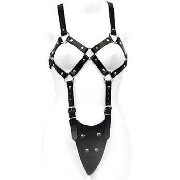 LEATHER BODY - WOMAN'S BODY EXPOSED
