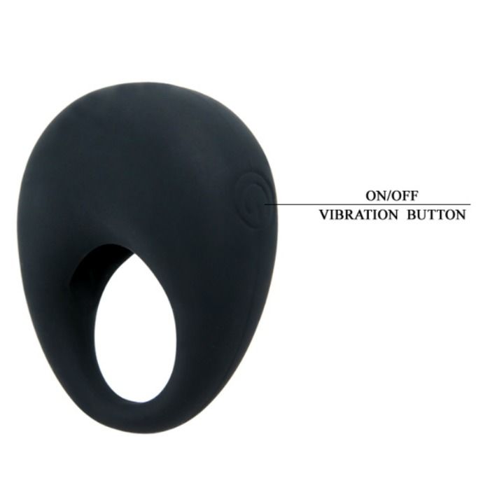 PRETTY LOVE - BLACK TRAP VIBRATOR RING