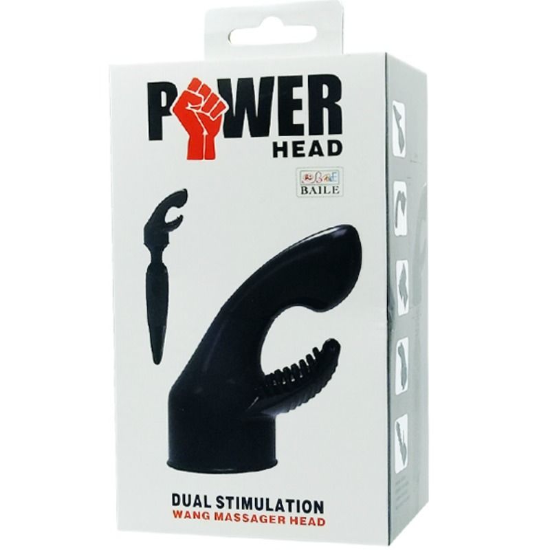 BAILE - POWER HEAD INTERCHANGEABLE HEAD FOR MASSAGERSTIMULATION OF THE GY POINT AND CLITORIS