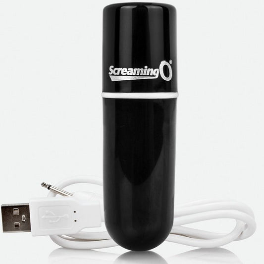 SCREAMING O - RECHARGEABLE VIBRATING BALA VOOOM BLACK