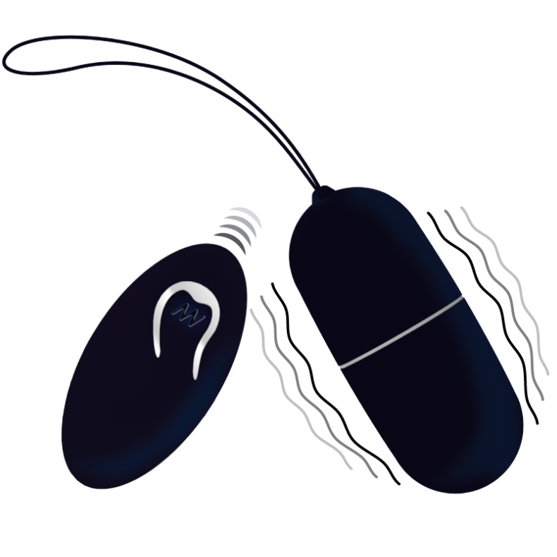 INTENSE - FLIPPY VIBRATING EGG I WITH BLACK REMOTE CONTROL