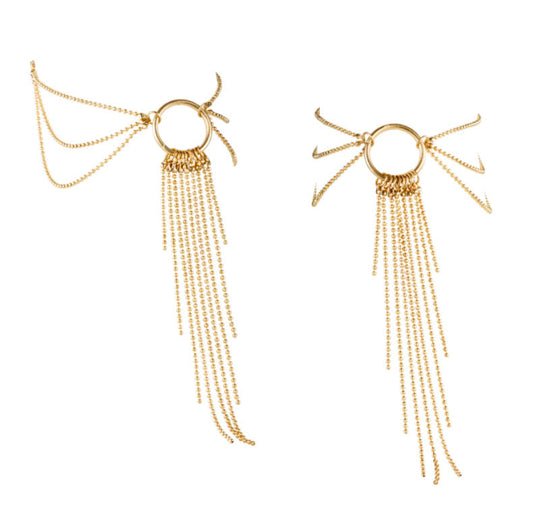 JEWELRY - MAGNIFICENT GOLD FOOT BRACELETS
