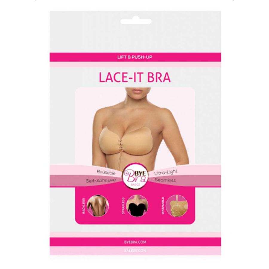 BYE-BRA - LACE-IT REINFORCEMENT TPUSH-UP BEIGE CUP B