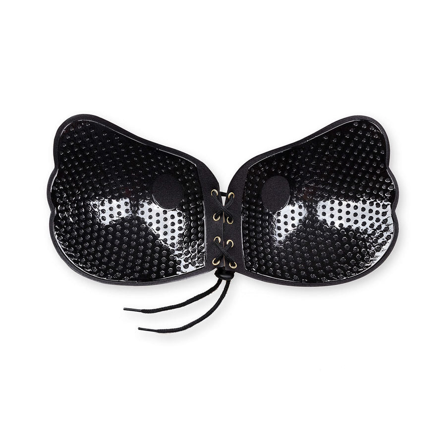 BYE-BRA - LACE-IT REINFORCEMENT PUSH-UP BLACK C CUP