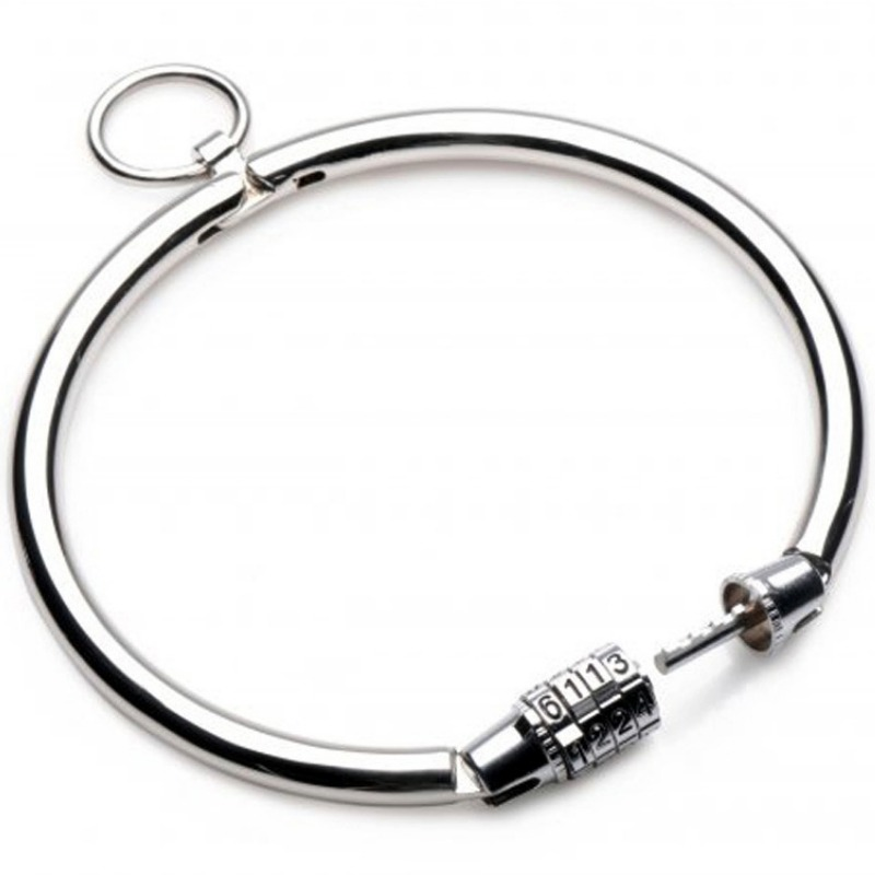 METAL HARD - COMBINATION CLOSURE NECKLACE 12 CM