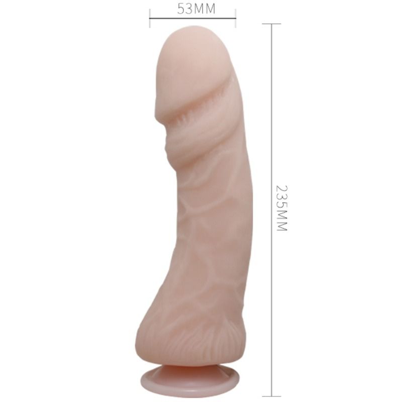 BAILE - THE BIG PENIS DILDO NATURAL VIBRATION 23.5 CM