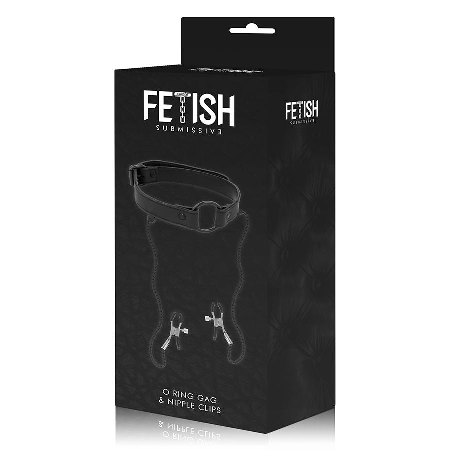FETISH SUBMISSIVE - BILLON RING WITH TELEMON CLAMPS