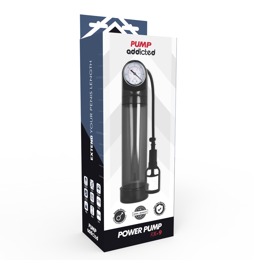 PUMP ADDICTED - BOMBA ERECCIÓN RX9 TRANSPARENT