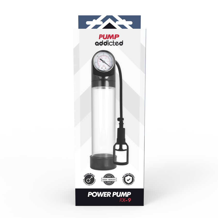 PUMP ADDICTED - BOMBA ERECCIÓN RX9 TRANSPARENT