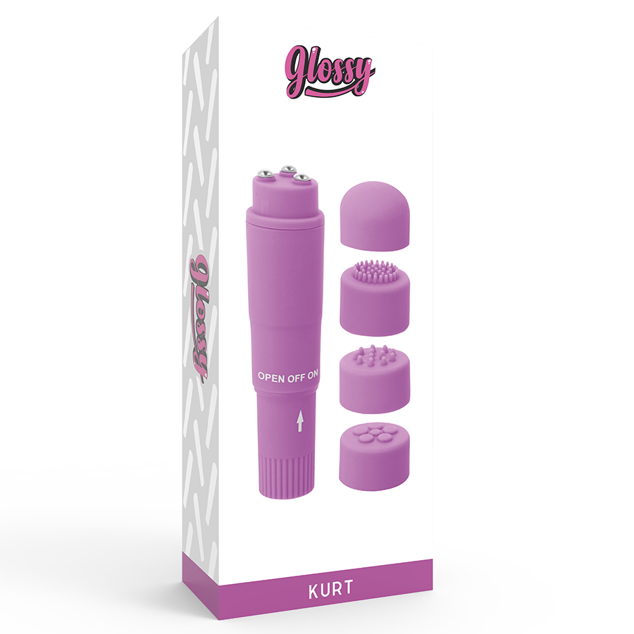 GLOSSY - KURT VIOLET POCKET MASSAGER