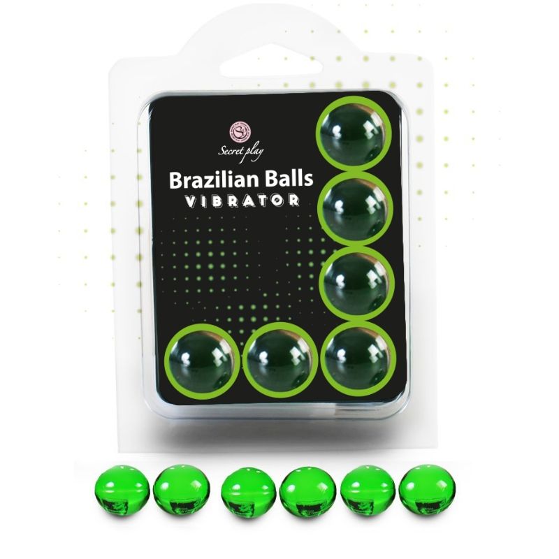 SECRETPLAY - SET OF 6 BRAZILIAN VIBRATOR BALLS