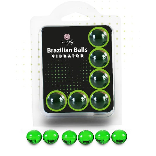 SECRETPLAY - SET OF 6 BRAZILIAN VIBRATOR BALLS
