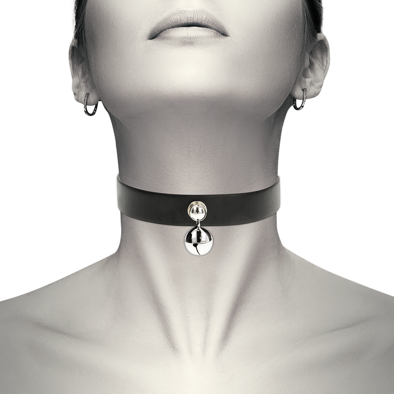 COQUETTE CHIC DESIRE - WOMEN'S VEGAN LEATHER NECKLACE RATTLE ACCESSORY