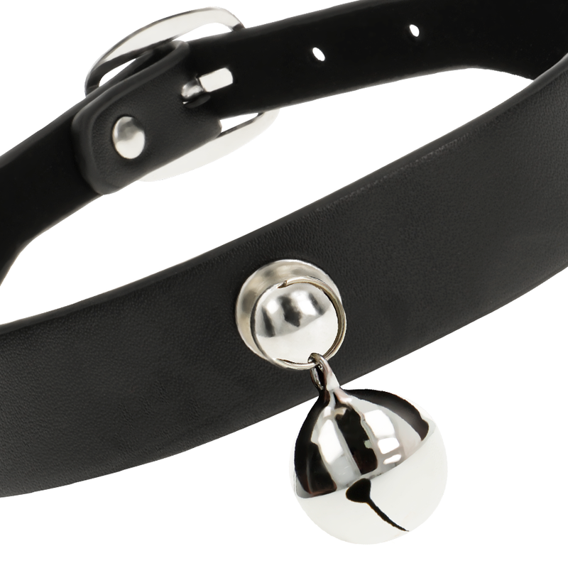 COQUETTE CHIC DESIRE - WOMEN'S VEGAN LEATHER NECKLACE RATTLE ACCESSORY