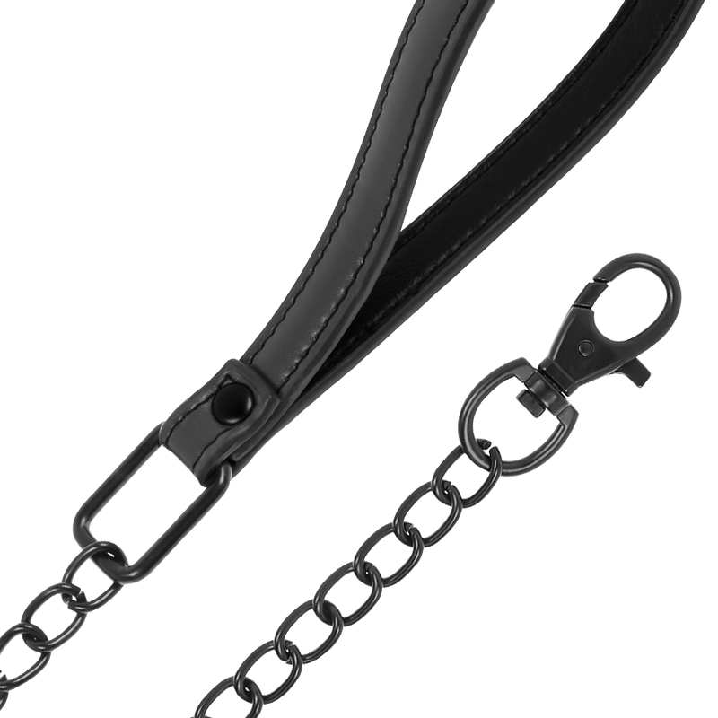 FETISH SUBMISSIVE - CHAIN COLLAR WITH NOPRENE LINED