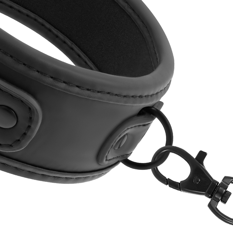 FETISH SUBMISSIVE - CHAIN COLLAR WITH NOPRENE LINED