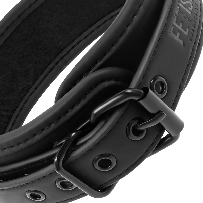 FETISH SUBMISSIVE - CHAIN COLLAR WITH NOPRENE LINED